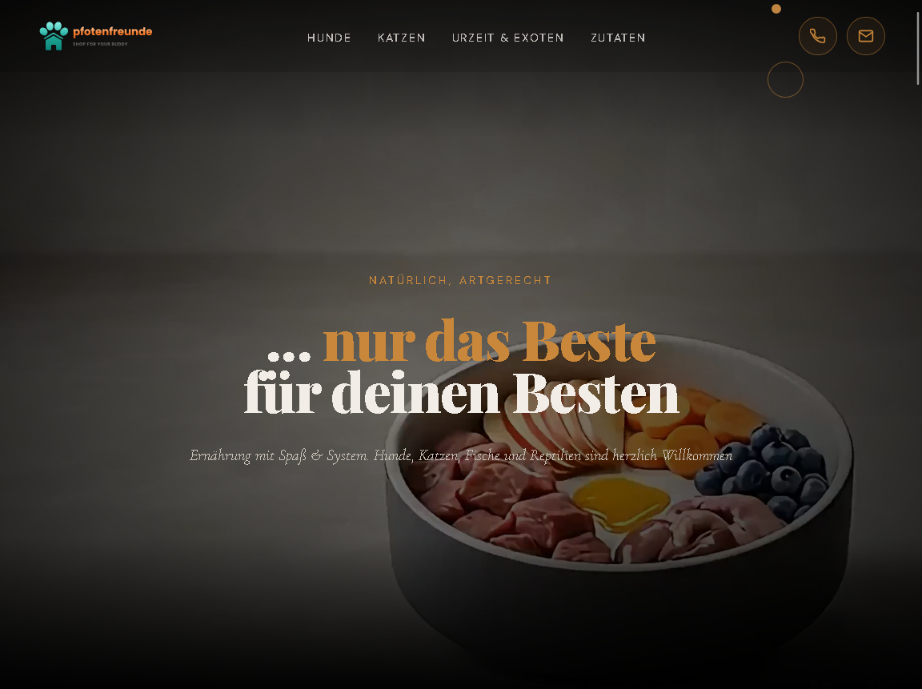 Pfotenfreunde Shop